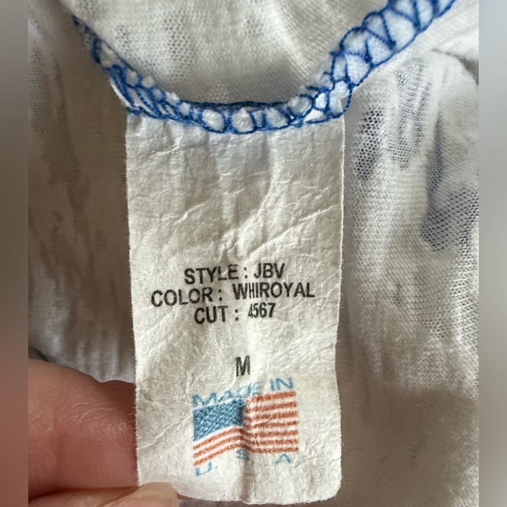🏀 Denver Nuggets Women’s Tee – Blue84 – Medium – Distressed Flag Logo - Picture 2 of 6